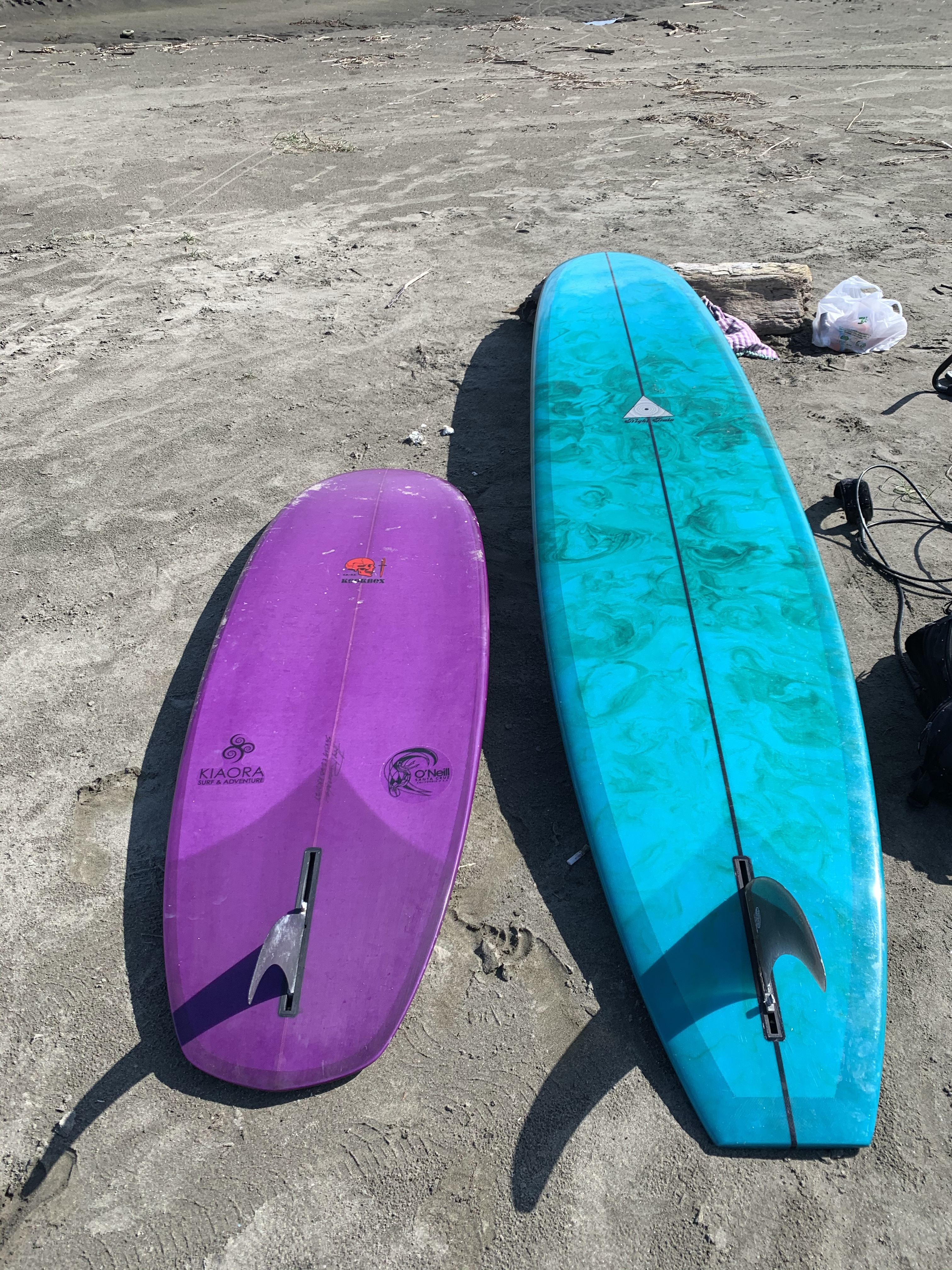 ロングボードとフィッシュボード | Kiaora Surf&Adventure